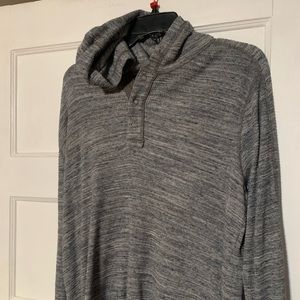 Lucky brand button up hoodie
